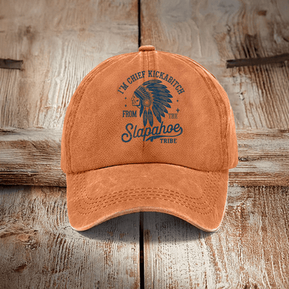 I'm Chief Kickabitch From The Slapahoe Tribe Hoodie Women's Native American Clothing - Lilybirchmarket