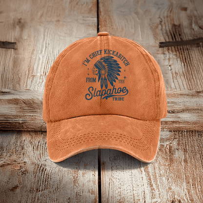 I'm Chief Kickabitch From The Slapahoe Tribe Hoodie Women's Native American Clothing - Lilybirchmarket