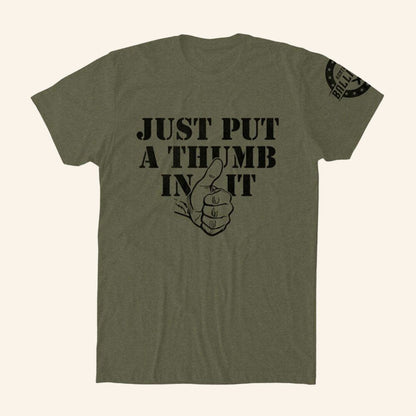 Kentucky Ballistics Merch Put A Thumb In It Shirt Birthday Gift Ideas For Husband - Lily Birch Market