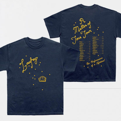 Laufey Merch A Matter Of Time Tour Dates 2025 T-Shirt Cool Gifts For Music Lovers - Lily Birch Market