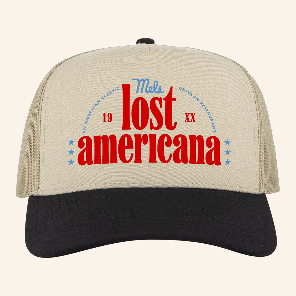 Mel's Drive In Merch Mels X Mgk Lost Americana Trucker Cap Gifts For Dad - Lilybirchmarket
