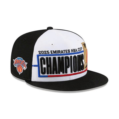 New York Knicks Champions 2025 Merch Emirates NBA Cup Champions Snapback Hat Knicks Merch Gifts - Lilybirchmarket