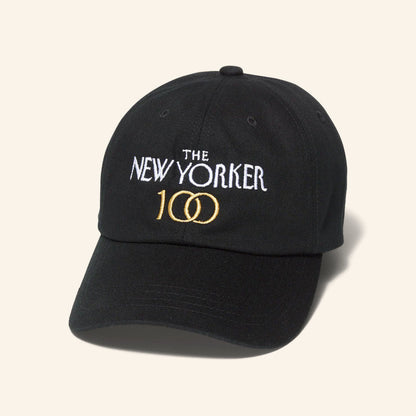 New Yorker Merch The 100Th Anniversary In Black Hat Embroidered Gifts For Dudes - Lilybirchmarket