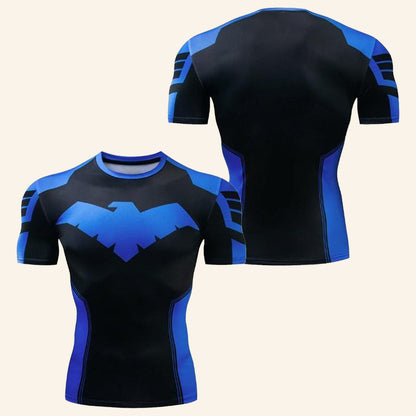Nightwing Compression Shirt Symbol Bird Rash Guard Best Gifts For Him - Lily Birch Market