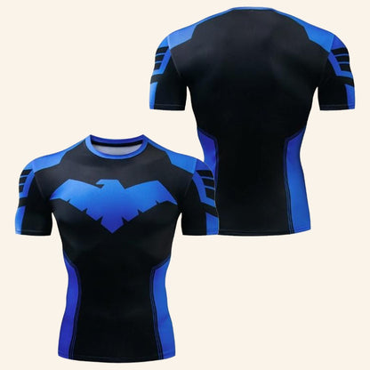 Nightwing Compression Shirt Symbol Bird Rash Guard Best Gifts For Him - Lily Birch Market