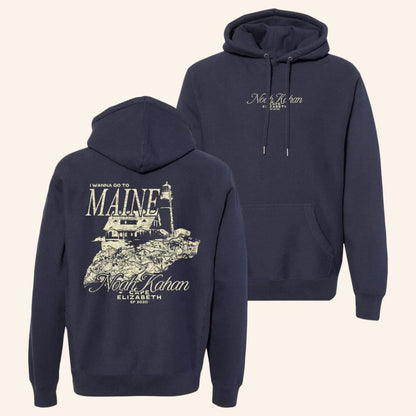 Noah Kahan Merch Cape Elizabeth Hoodie Gift Ideas For Boyfriend - Lilybirchmarket