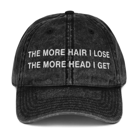 Orbital Clothing Merch The More Hair I Lose The More Head I Get Vintage Hat Dad Gifts - Lilybirchmarket