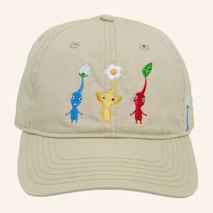 Pikmin Merch Pikmin Characters Embroidered Hat Gifts For Boyfriend - Lilybirchmarket