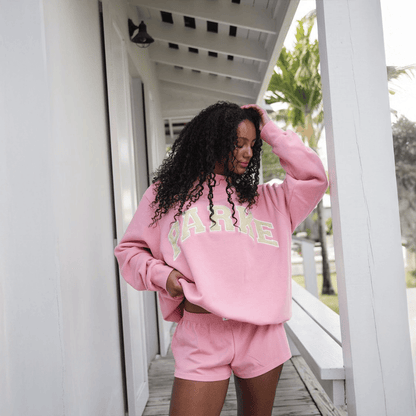Pink Parke Sweatshirt Parke Summer Drop Good Gifts For Wife - Lilybirchmarket