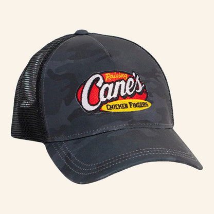 Raising Canes Merch Raising Cane's Logo Camo Embroidered Trucker Hat Best Gifts For Husband - Lilybirchmarket