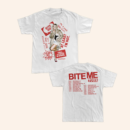 Renee Rapp Merch White Date Back Tour T-Shirt Gifts For Music Lovers - Lily Birch Market