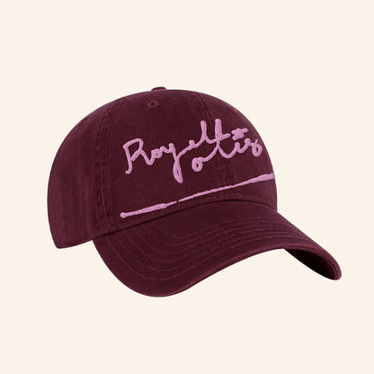 Royel Otis Merch Royel Otis Pink Script Embroidered Hat Gifts For Her - Lilybirchmarket