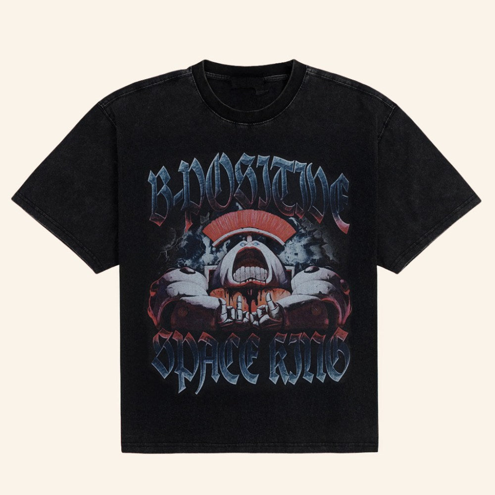 Space King Merch B Positive Wash T-Shirt Best Birthday Gift For Husband - Lily Birch Market