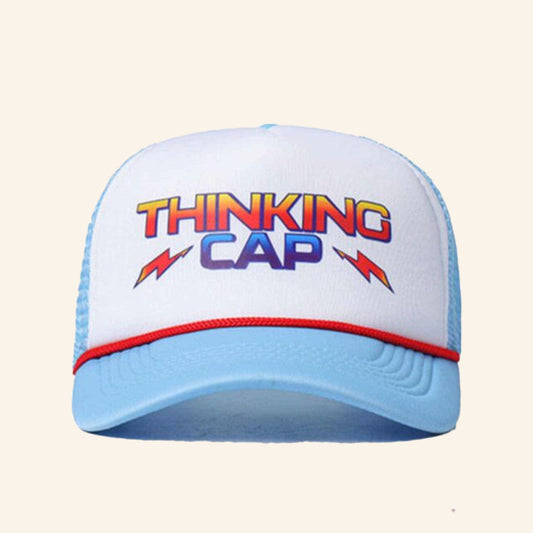 Stranger Things Merch Thinking Cap Trucker Hat Best Gifts For Brother - Lilybirchmarket