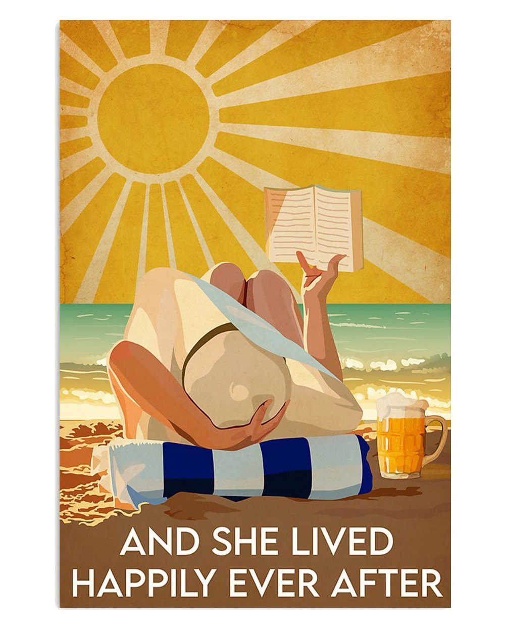 Summer Beach Reading Poster