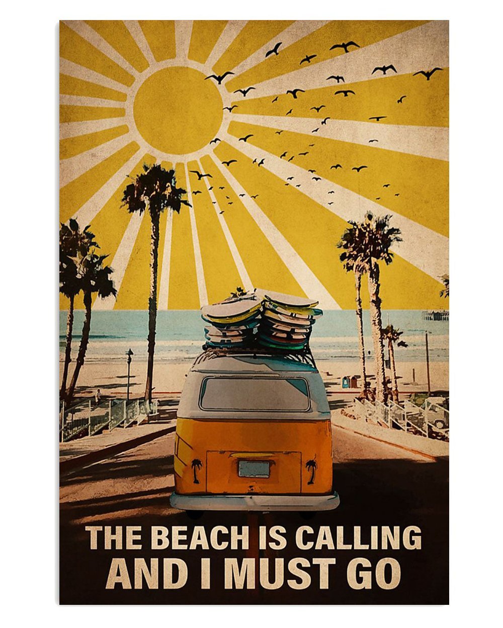 Summer Beach Sea Poster Gift