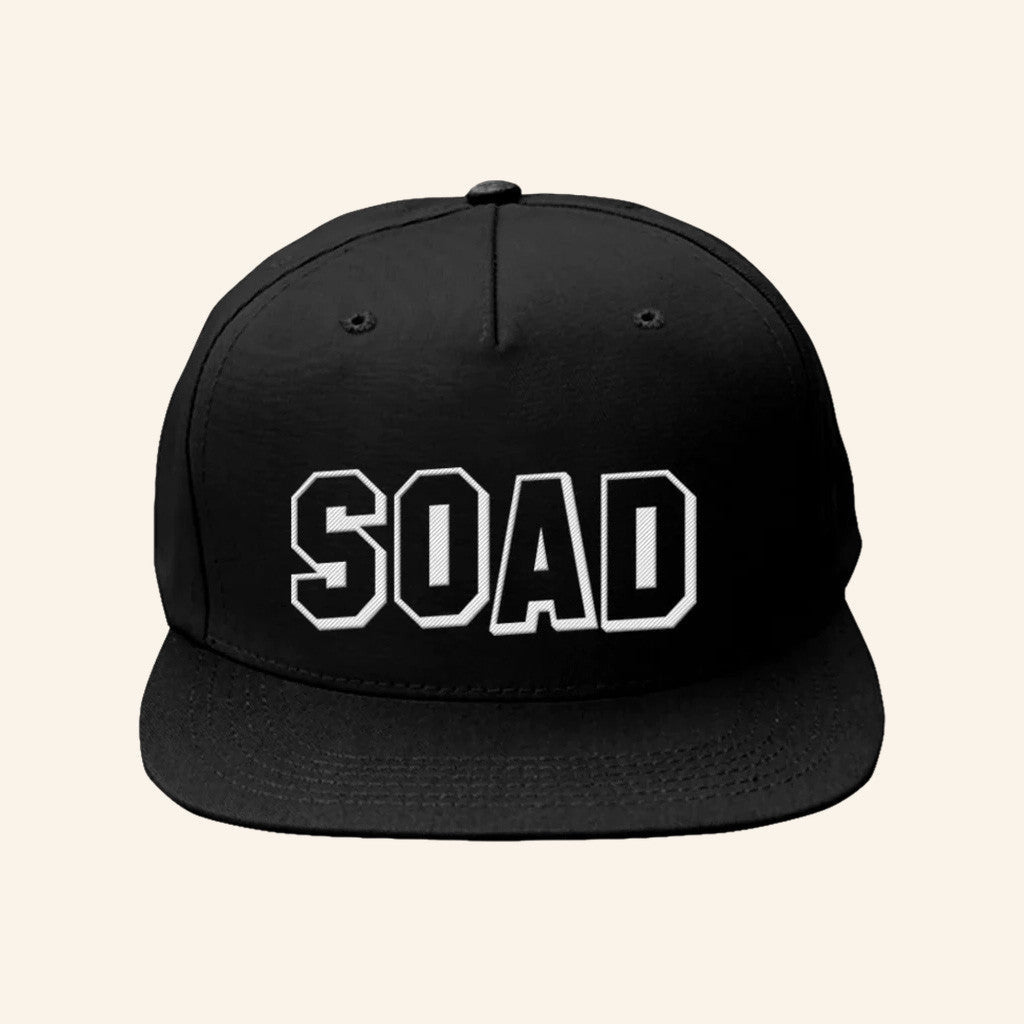 System Of A Down Merch Tour 2025 SOAD Hollywood Logo Embroidered Snapback Hat Dad Gifts - Lilybirchmarket