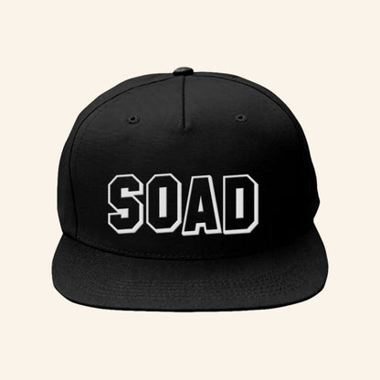 System Of A Down Merch Tour 2025 SOAD Hollywood Logo Embroidered Snapback Hat Dad Gifts - Lilybirchmarket