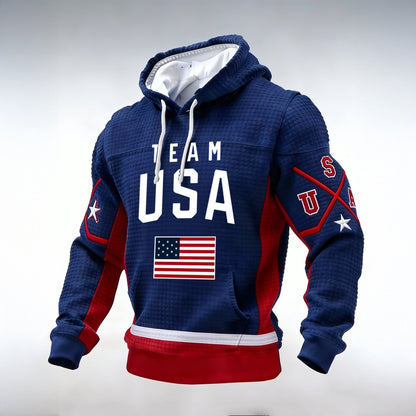 Team USA Hockey 2026 Winter Olympic Hoodie USA Hockey Apparel Cool Gift For Fan - Lilybirchmarket