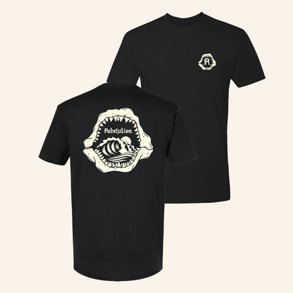 The Rebelution Merch Shark Jaw Black T-Shirt Christmas Gift Ideas For Dad - Lily Birch Market