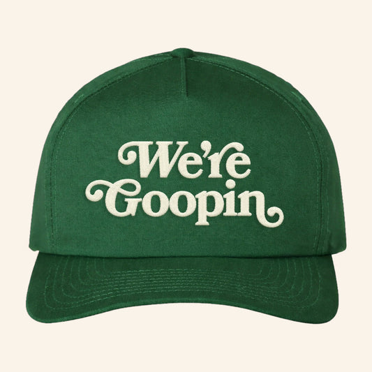 TheBurntPeanut Merch We're Goopin Hat Embroidered Present For Him - Lilybirchmarket