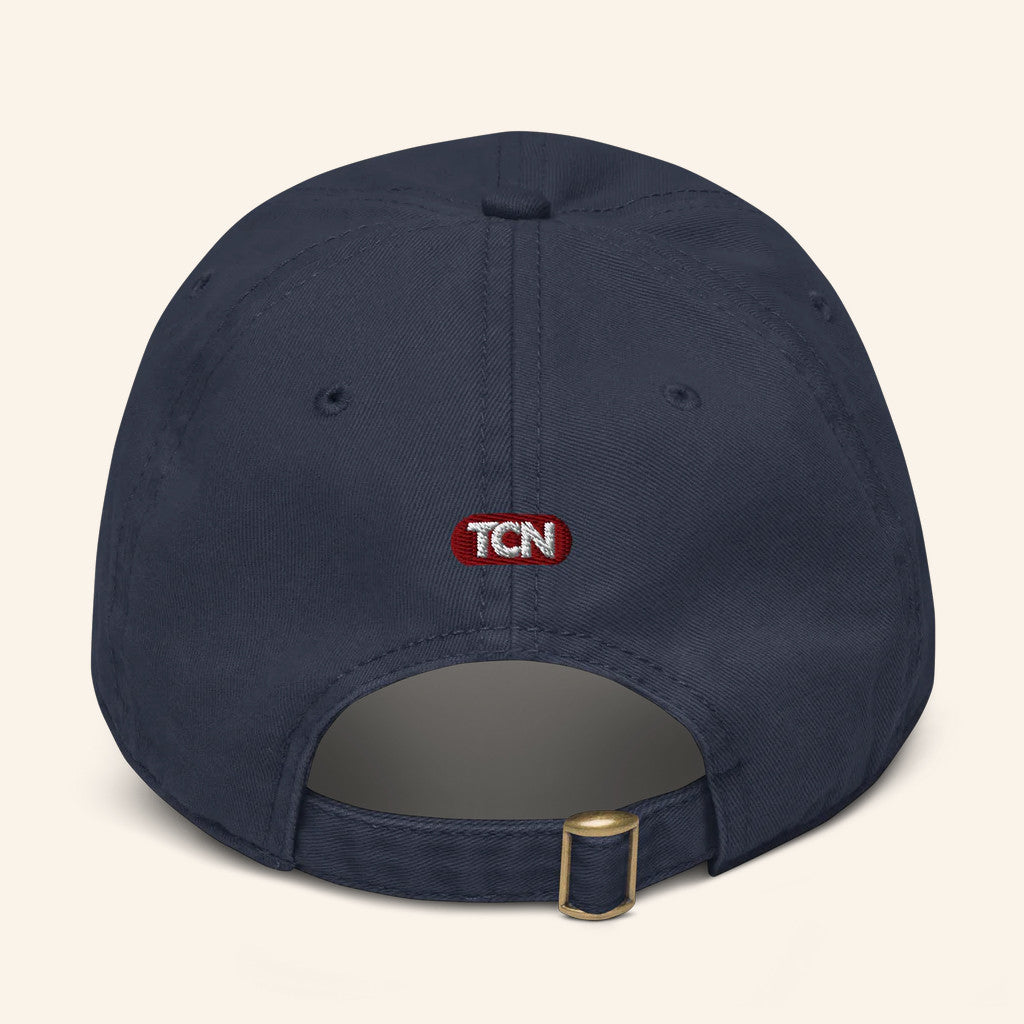 Tucker Carlson Network Merch NY Commie Navy Hat Embroidered Gift Ideas For Dad - Lilybirchmarket
