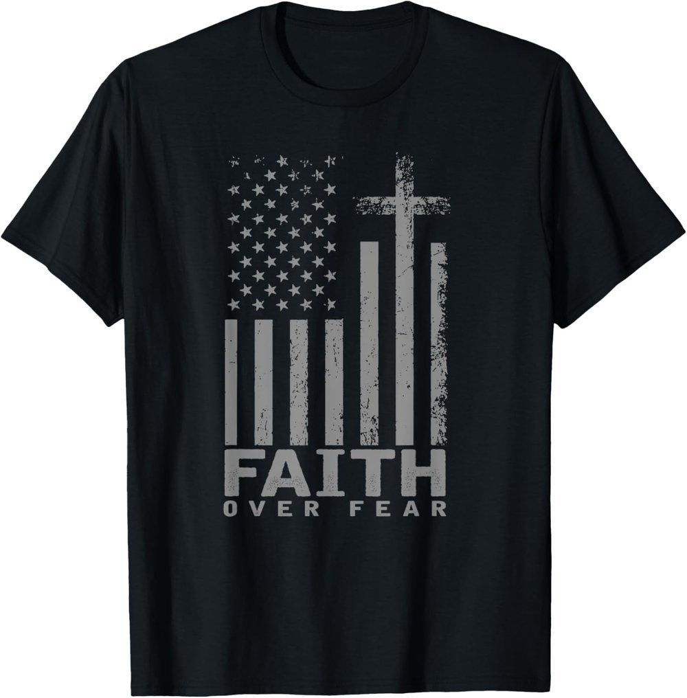 USA Flag Faith Pride Without Fear