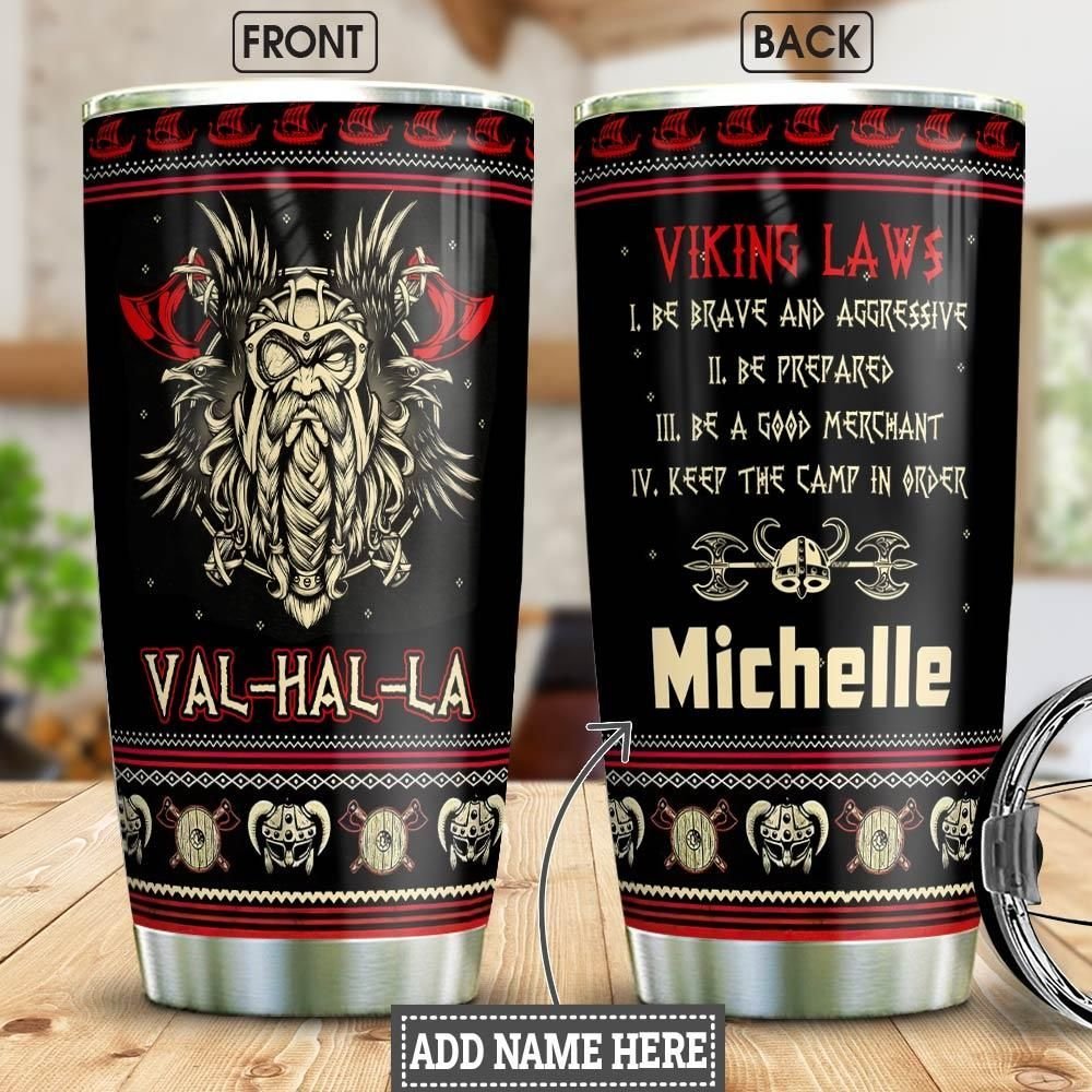 Viking Law Personalized Tumbler