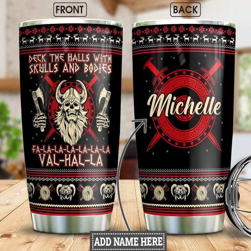 Viking Valhala Personalized Tumbler