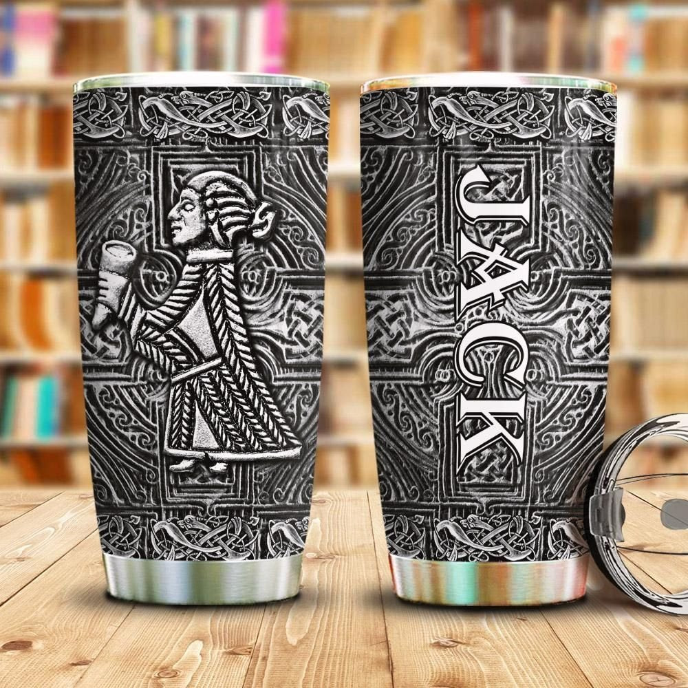 Viking Valkyrie Metal Personalized Tumbler