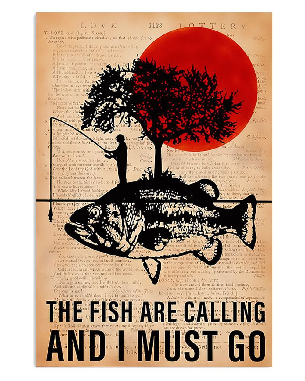 Vintage Fishing Poster Prints