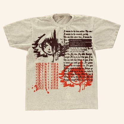 Violent Vira Merch Newspaper T-Shirt Presents For Music Lovers - Lily Birch Market