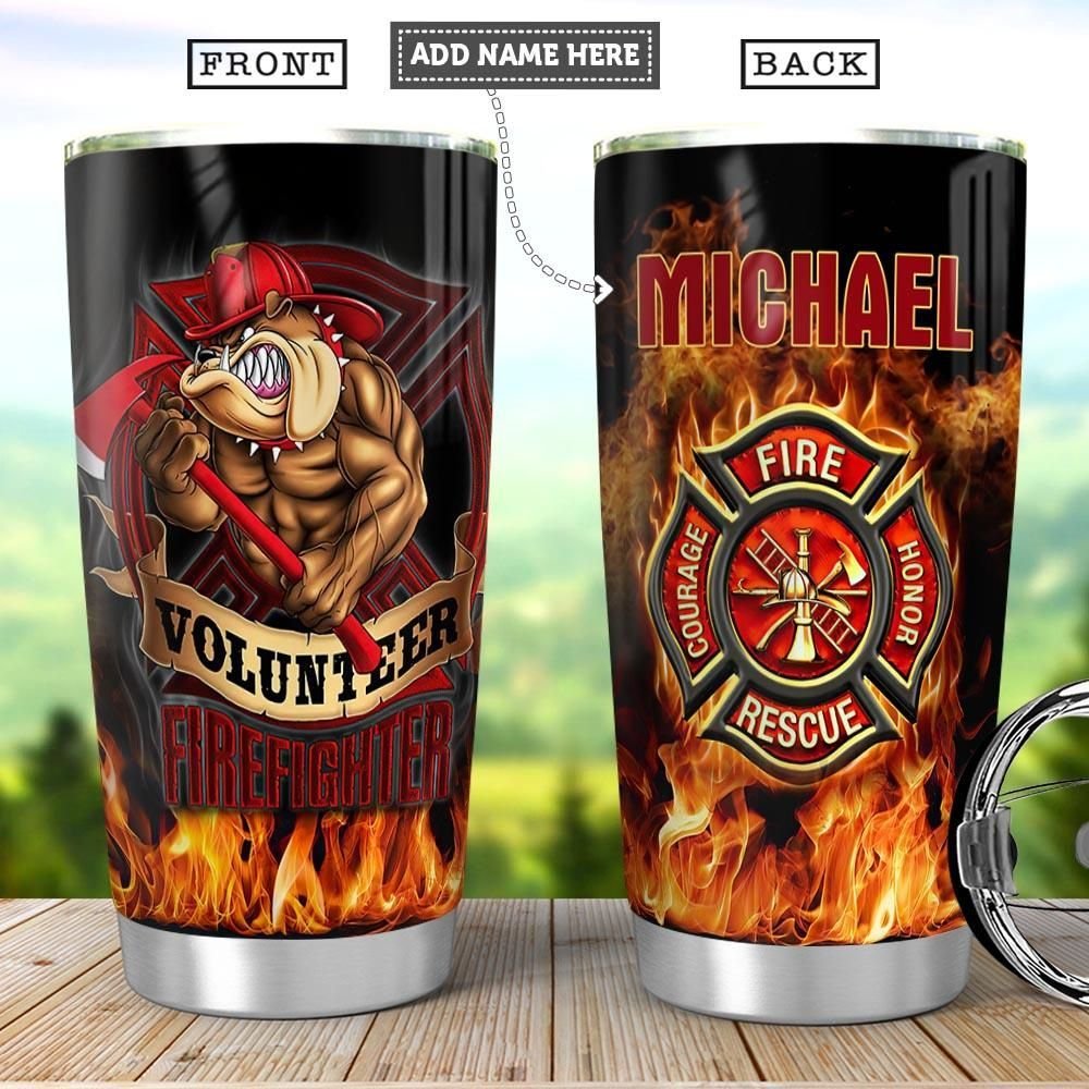 Volunteer Firefighter Personalized Tumbler