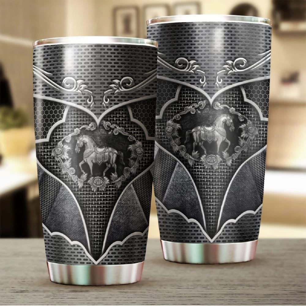 Warrior Horse Personalized Tumbler