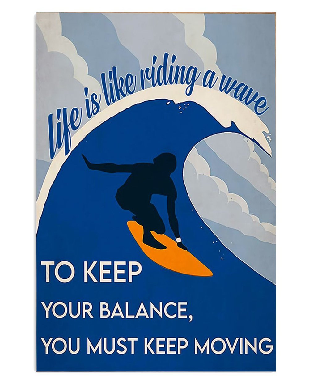 Water Surfing Beach Surfer Posters