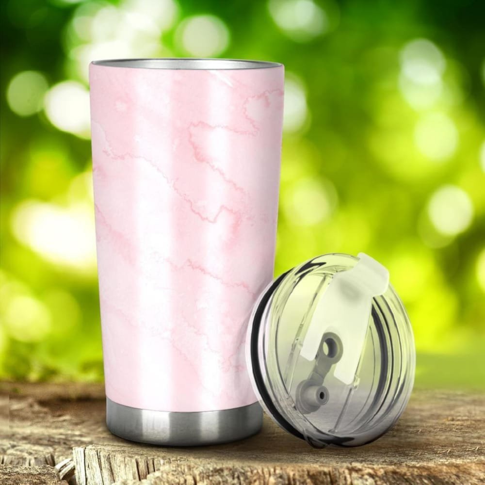 Watermark Pink Personalized Tumbler