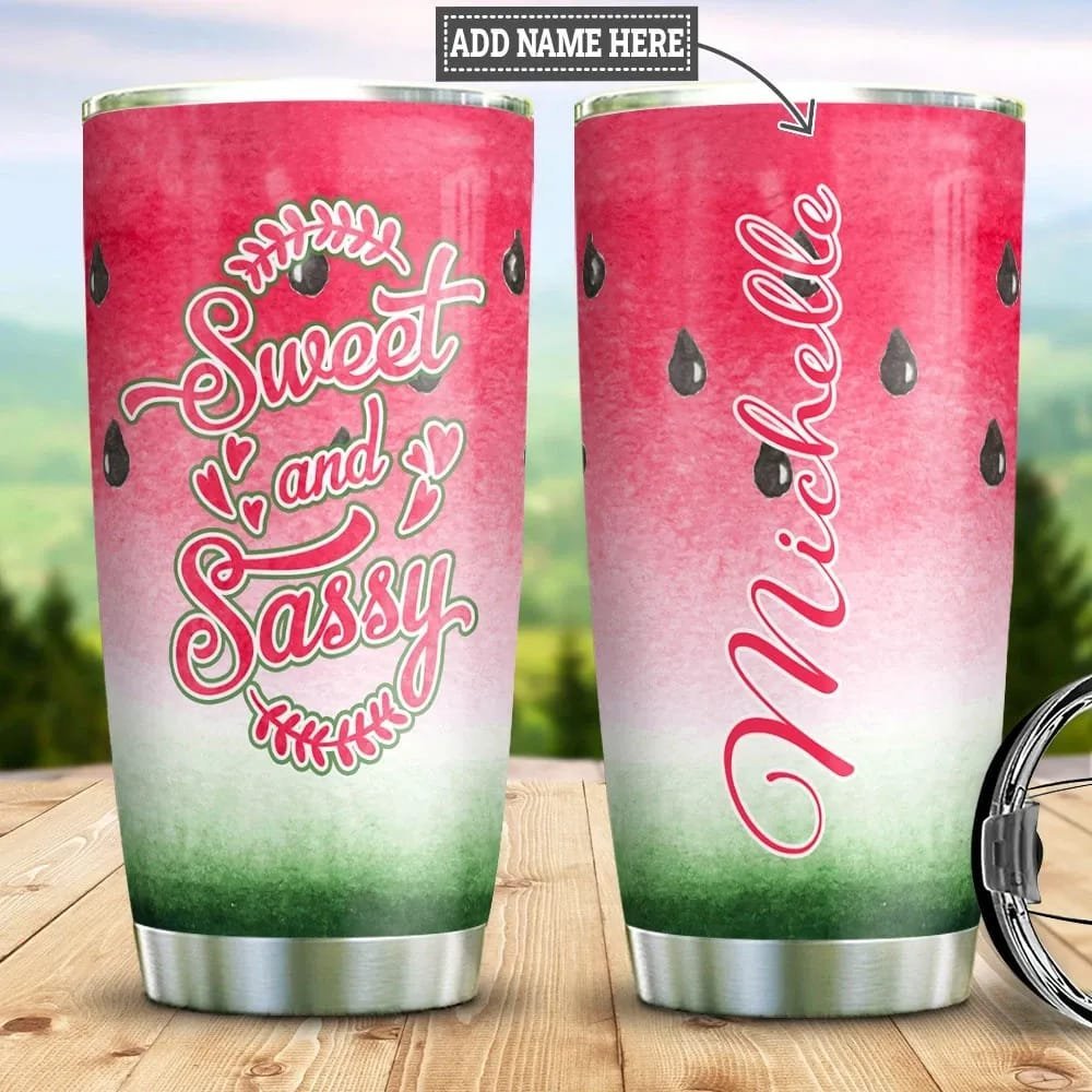 Watermelon Personalized Tumbler