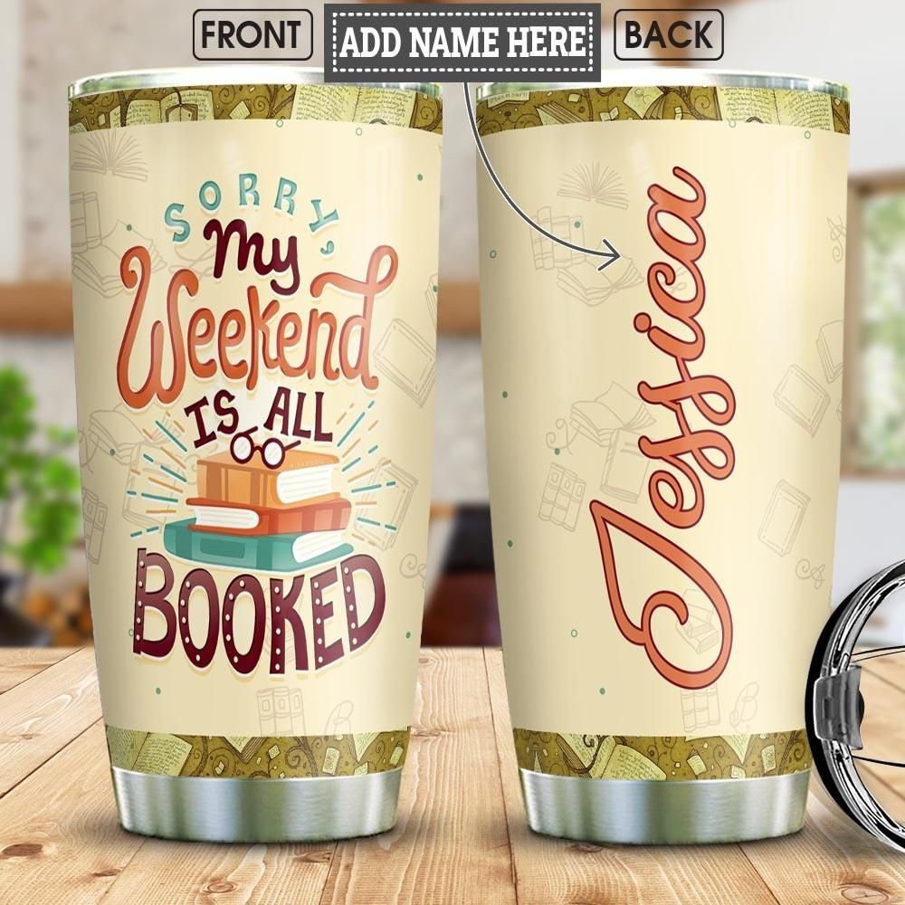 Weekend Book Personalized Tumbler