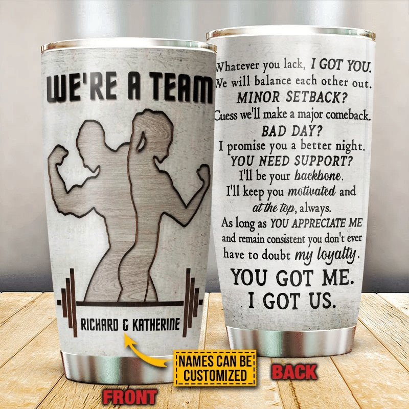 Weightlifting A Team Personalized Tumbler