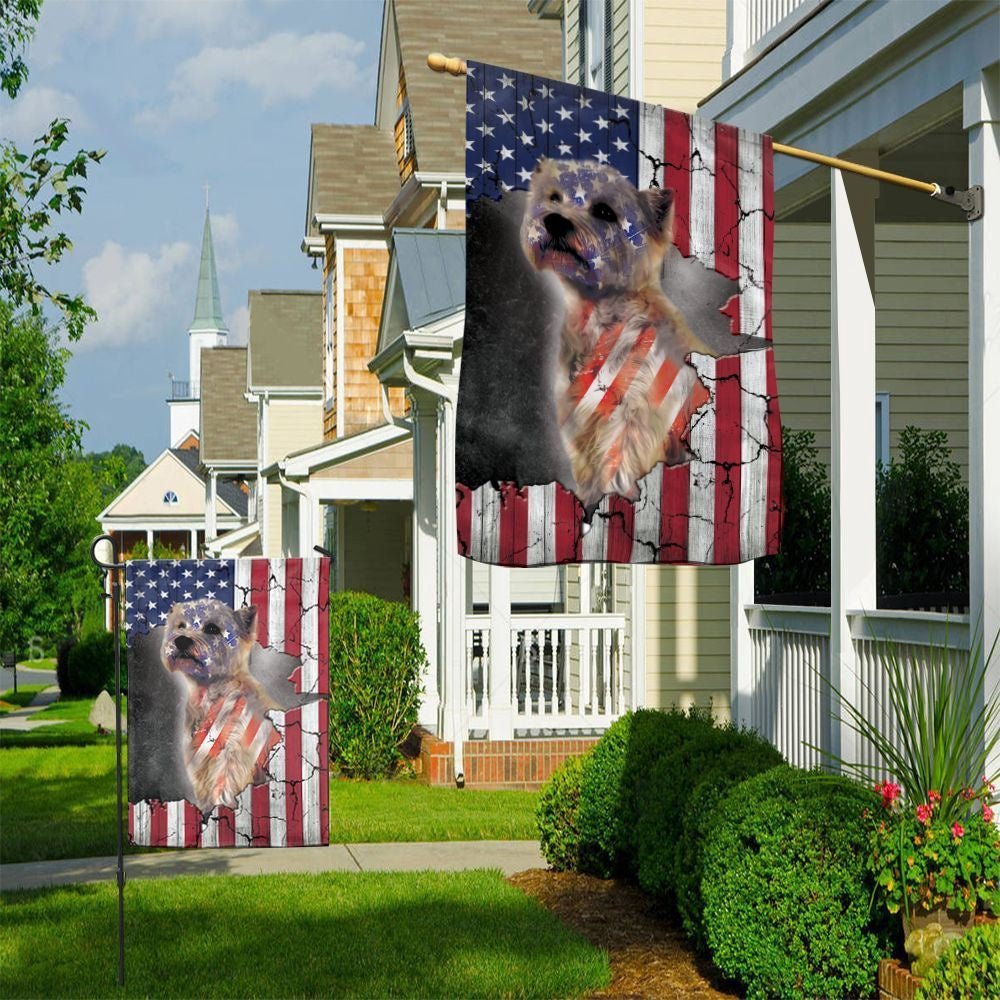 West Highland White Terrier Garden Flags USA