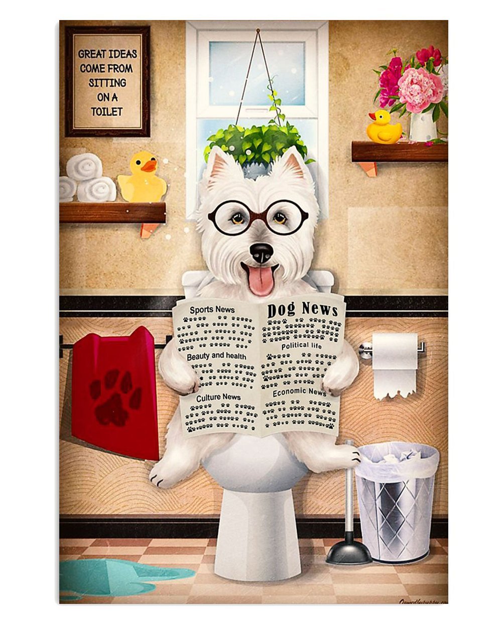 West Highland White Terrier Poster