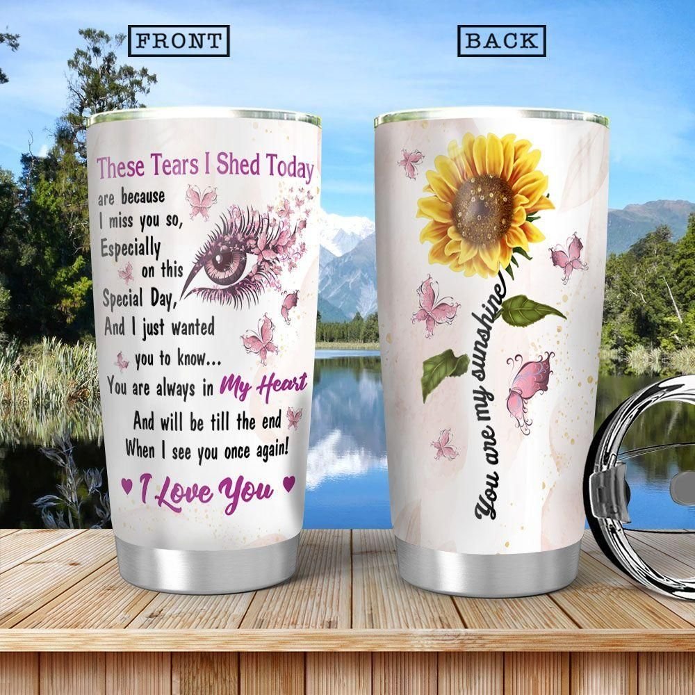 Widow Butterfly Personalized Tumbler