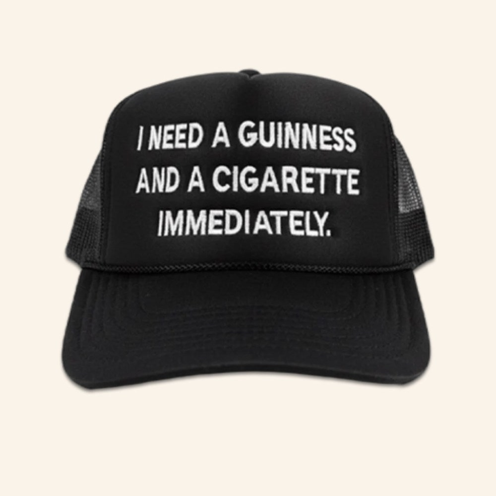 Will Mahony Merch Guinness Embroidered Trucker Hat Birthday Gift For Husband - Lilybirchmarket