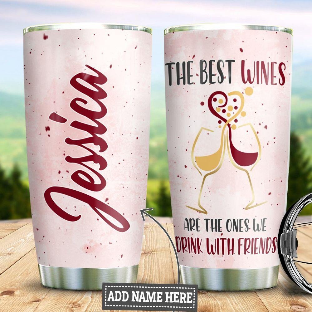 Wine And Friends Personalized Tumbler