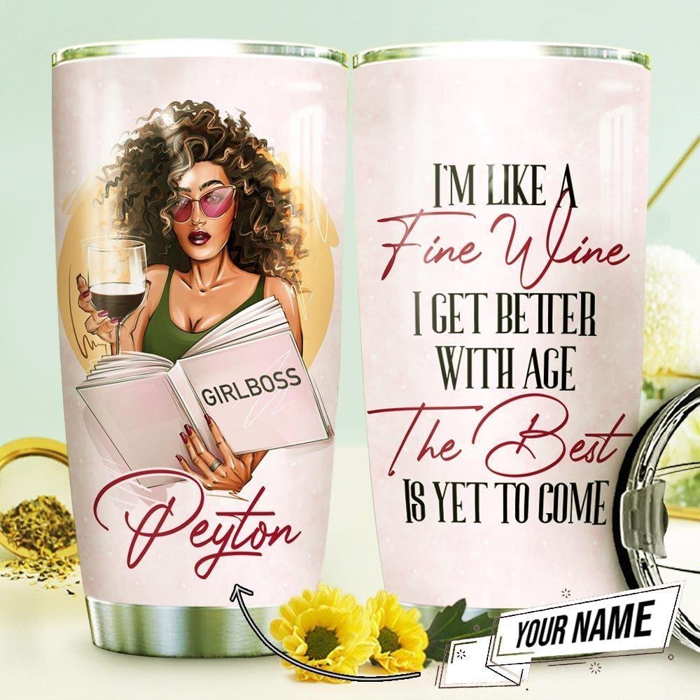 Wine And Woman Personalized Tumbler