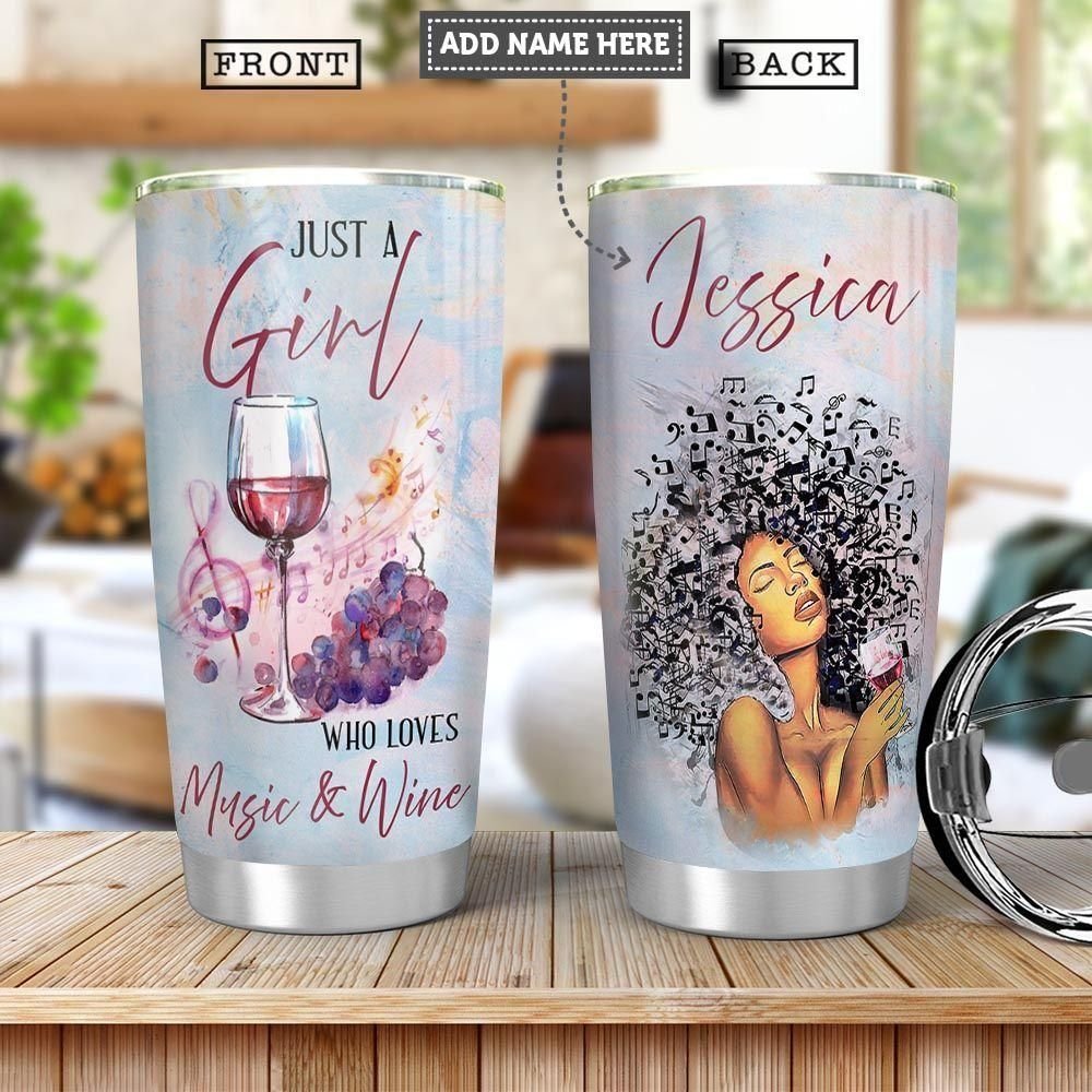 Wine Girl Personalized Tumbler