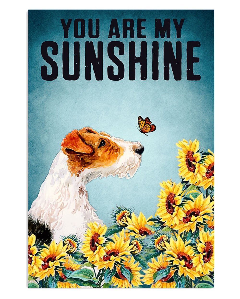 Wire Fox Terrier Sunshine Poster