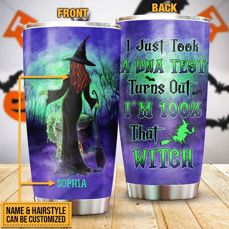 Witch Dna Test Personalized Tumbler