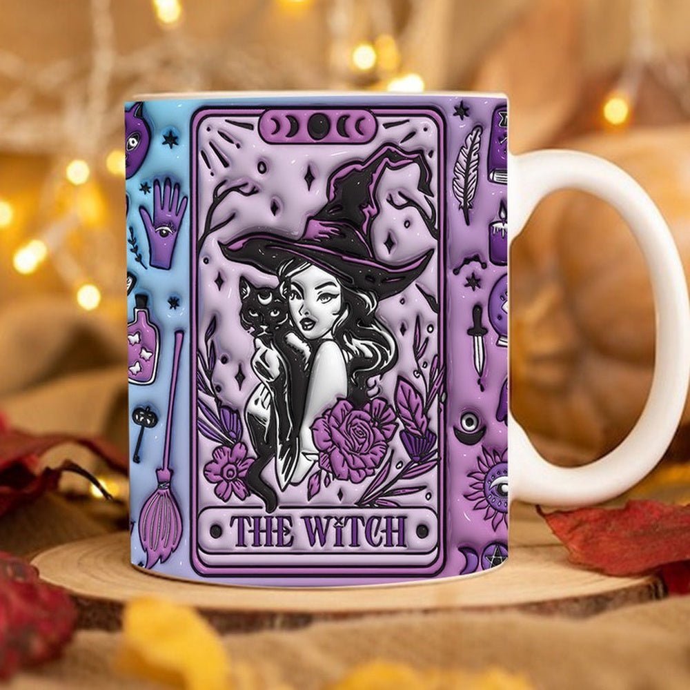 Witch Tarot Card 3D Mug Gift