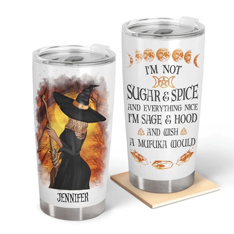 Witch Wish A Mufuka Would Personalized Tumbler